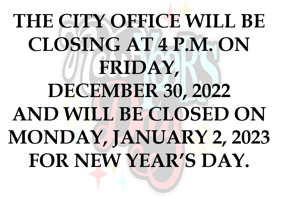 City of David City Holiday Office Hours